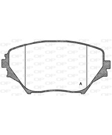 PASTIGLIE FRENO ANTERIORE RAV 4 2.0D    4WD 2000---2005