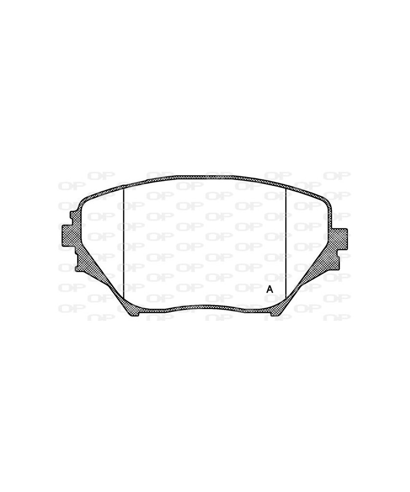 PASTIGLIE FRENO ANTERIORE RAV 4 2.0D    4WD 2000---2005