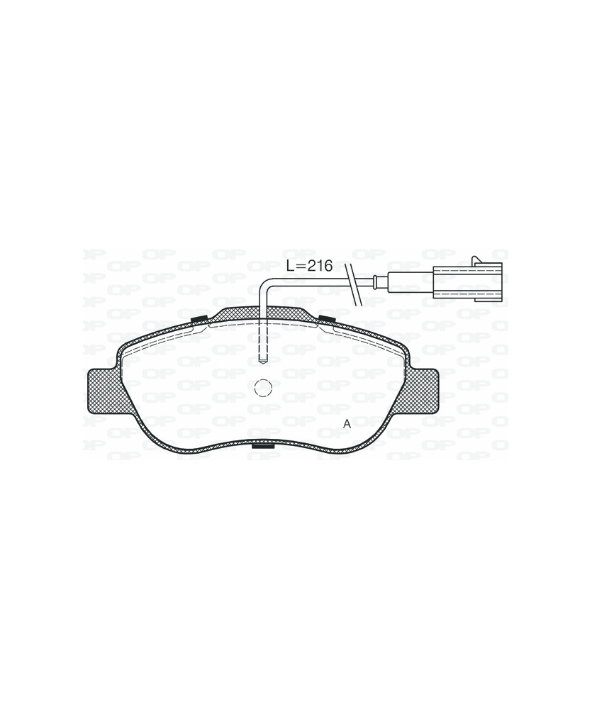 PASTIGLIE FRENO ANTERIORI 500 07- /     PANDA 03 - KA 1.3TDCI