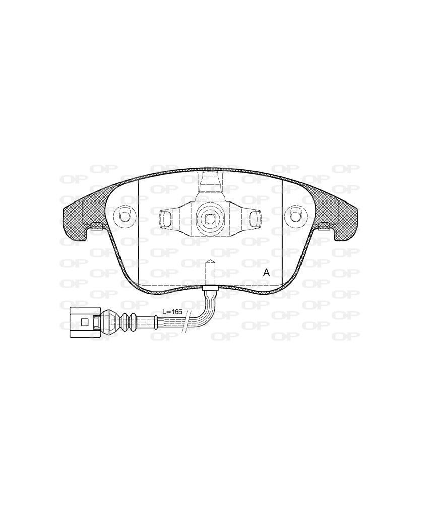 PASTIGLIE FRENO TIGUAN T.T 2.0 TDI/