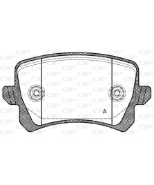 PASTIGLIE FRENO  TIGUAN T.T 2.0 TDI/2I POSTERIORE  PASSAT 2004--