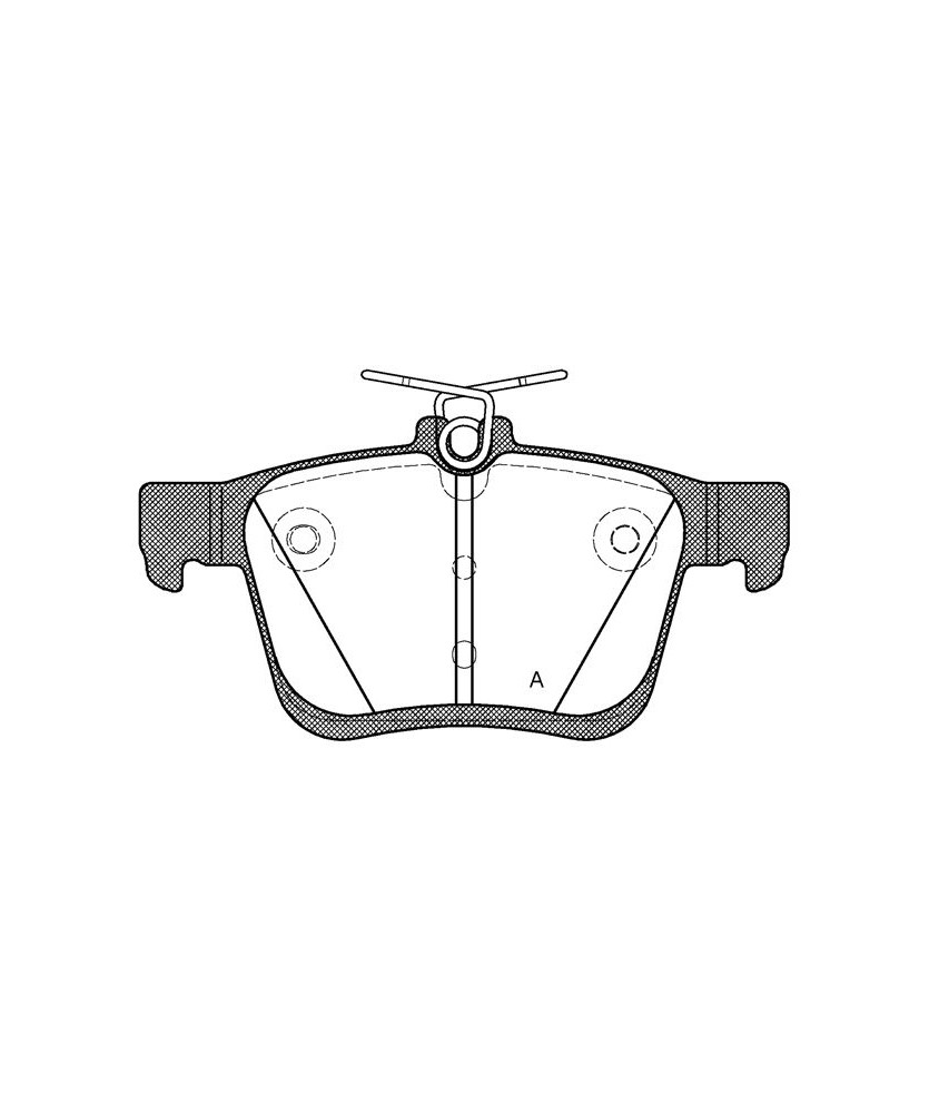 PASTIGLIA FRENO POST.GRUPPO VAG A3/Q3/TT LEON/TARRO/KADIAQ/GOLF VII/PASSAT