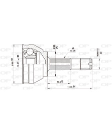 KIT GIUNTI SEMIASSE DUCATO-J5-C25