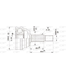 KIT GIUNTO LATO RUOTA  LUPO-POLO 1 0- -1 4