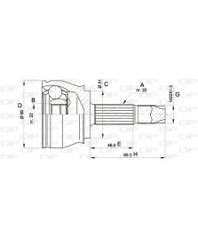 KIT GIUNTI  DOBLO  1.2 - 1.9D         MOVANO/ MASTER