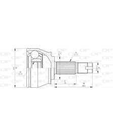 GIUNTO OMOCINETICO MITO-500L-PUNTO-TIPO