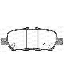 PASTIGLIE FRENO POSTERIORE Grand Vitara Qashquai 1.5dci JUKE/CUBE