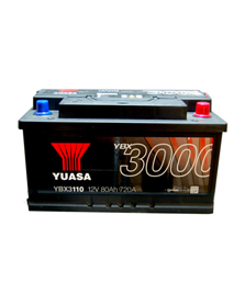 BATTERIA 12V 80AH 720A YUASA SMF C6 DX   317X175X175 T1 - B3