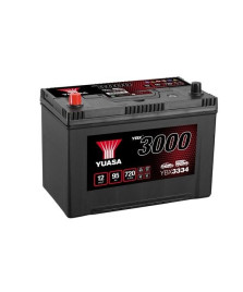 BATTERIA 12V 95AH 700A YUASA SMF C6     POSITIVO A SINISTRA 303X174X222 T1-B1