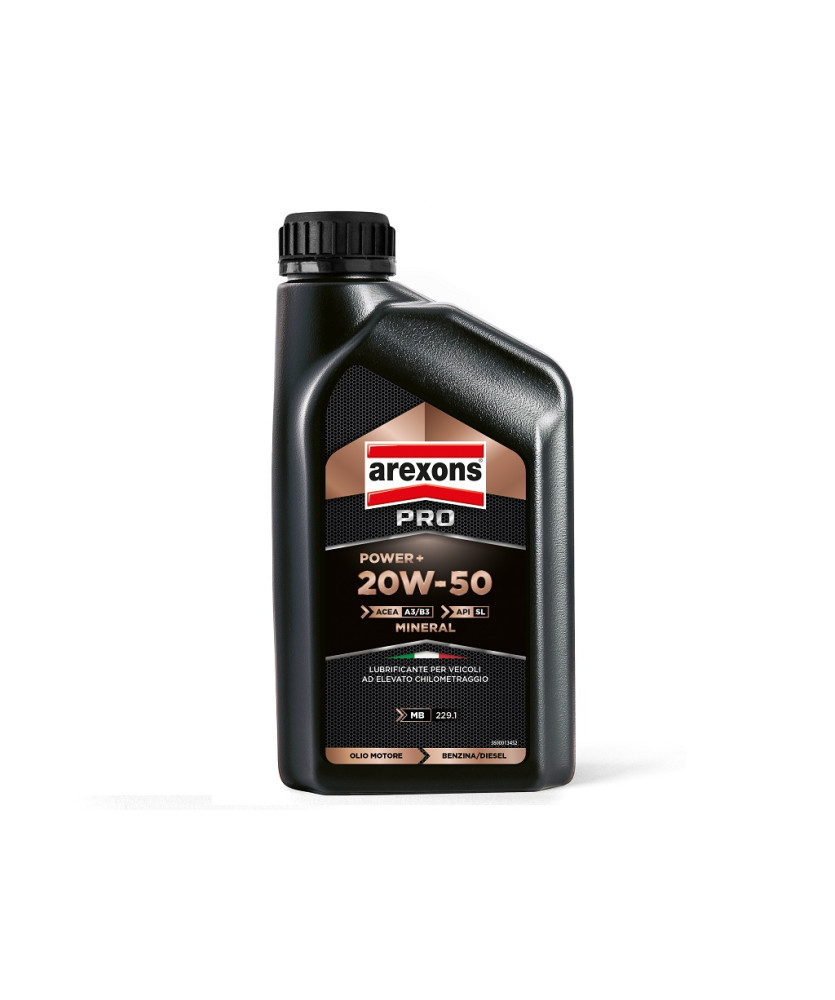 OLIO 20W50 MINERALE 1LT EA A3/B3      API SL/CF MB229.1  501.01/505.00