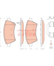 PASTIGLIA FRENO  SEDICI 06/06- /      SX4 06/06-