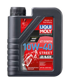 OLIO MOTO 4T SYNTH 10W40 STREET RACE    API SN PLUS JASO MA2