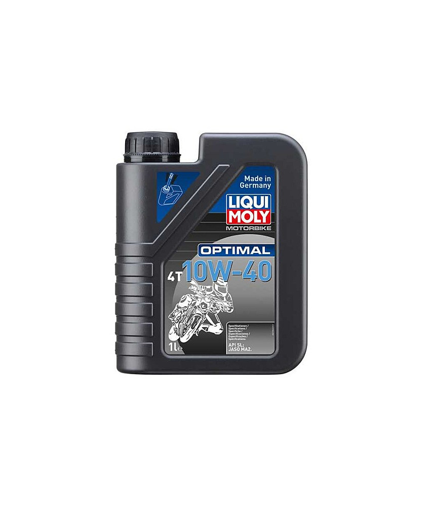 OLIO MOTO 4T 10W40 1LT OPTIMAL API SL   JASO MA2