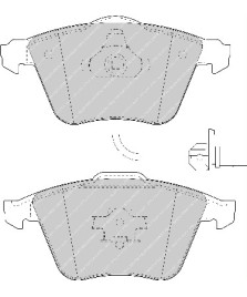 PASTIGLIA ANTERIORE  A6 3.0 TDI 2006