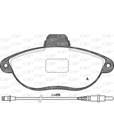 PASTIGLIA FRENO ANTERIORE 806(221)      Scudo - Ulysse