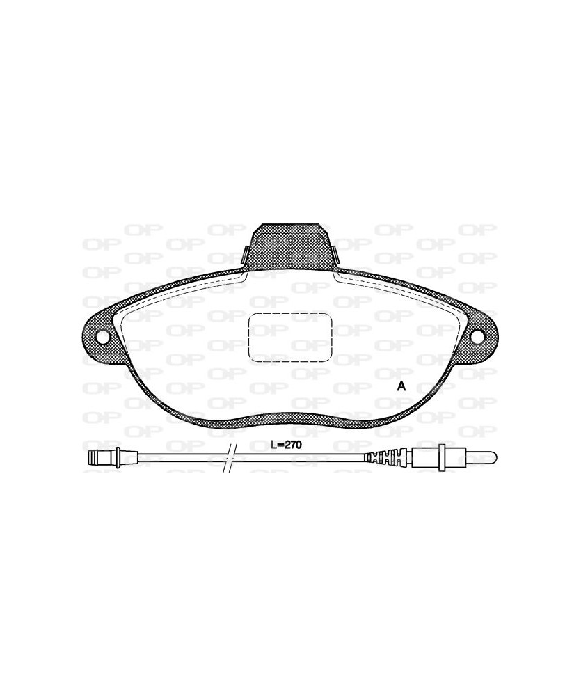 PASTIGLIA FRENO ANTERIORE 806(221)      Scudo - Ulysse