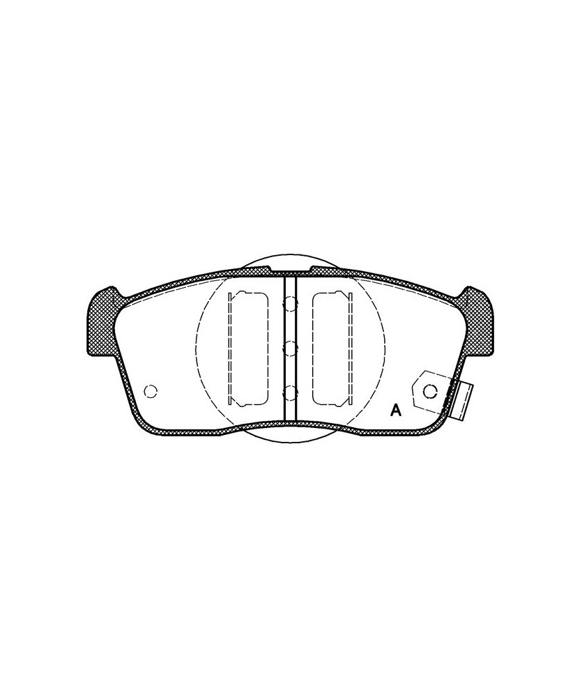 PASTIGLIE FRENO ANTERIORE PIXO-IGNIS-ALTO