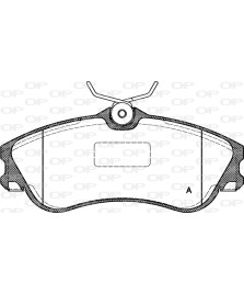 S.PASTIGLIE FRENO  XSARA PICASSO  ANT. 406 2.0HDi 00