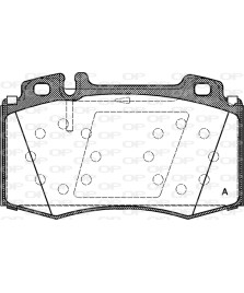 PASTIGLIA FRENO CLASSE S (W220)         CL500 09/99-08/02