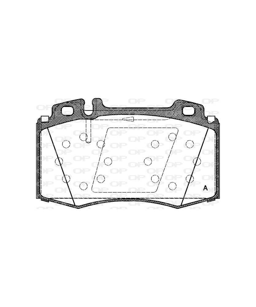 PASTIGLIA FRENO CLASSE S (W220)         CL500 09/99-08/02