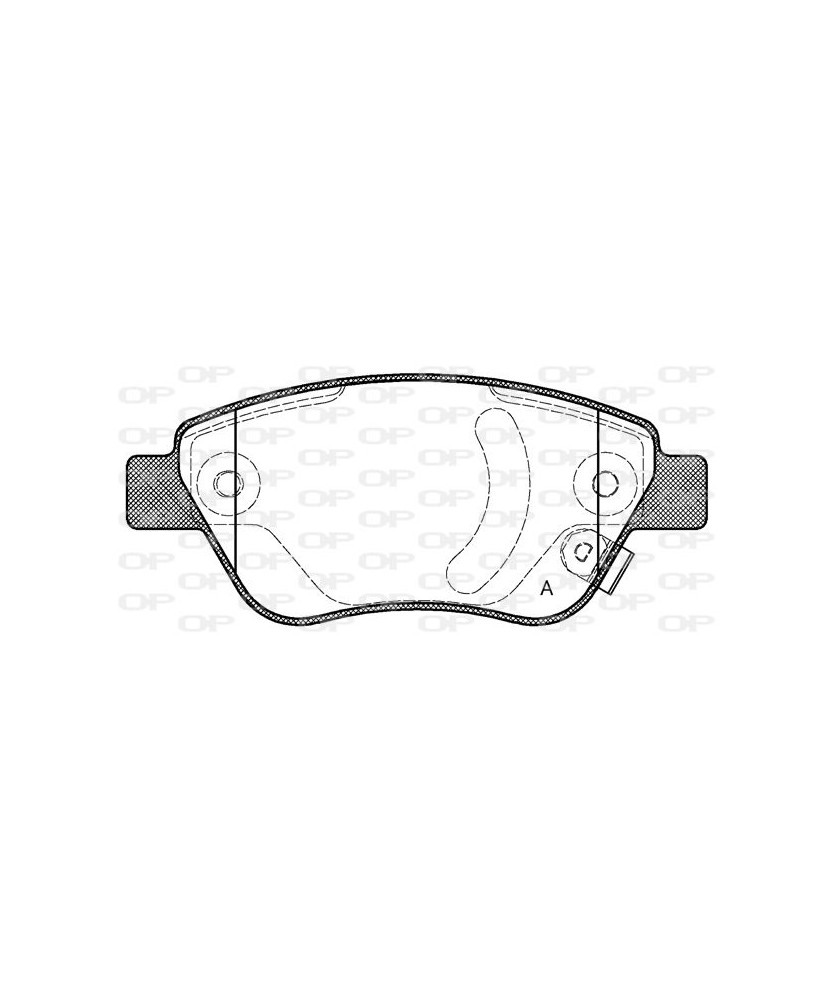 PASTIGLIE GRANDE PUNTO 1.9 D STILO 2001  ANTERIORE  CORSA D 1 7CDTI