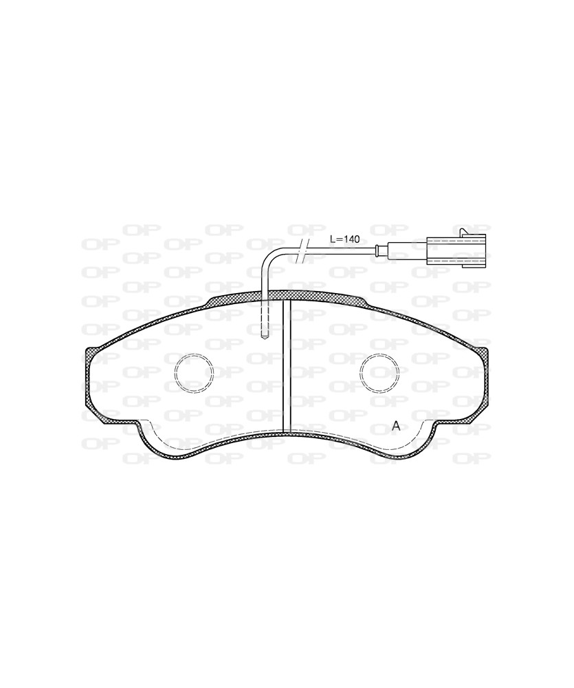 PASTIGLIE ANTERIORI DUCATO/JUMPER AUTOBUS BOXER 2009--