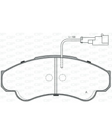 PASTIGLIA ANTERIORE DUCATO/JUMPER AUTOBUS BOXER 2009--