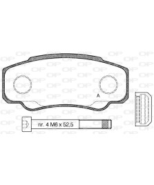 PASTIGLIE FRENO POSTERIORI DUCATO/JUMPER/BOXER 1994---