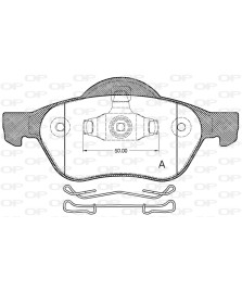 PASTIGLIE FRENO ANTERIORI CLIO/MEGANE   SCENIC 2003---