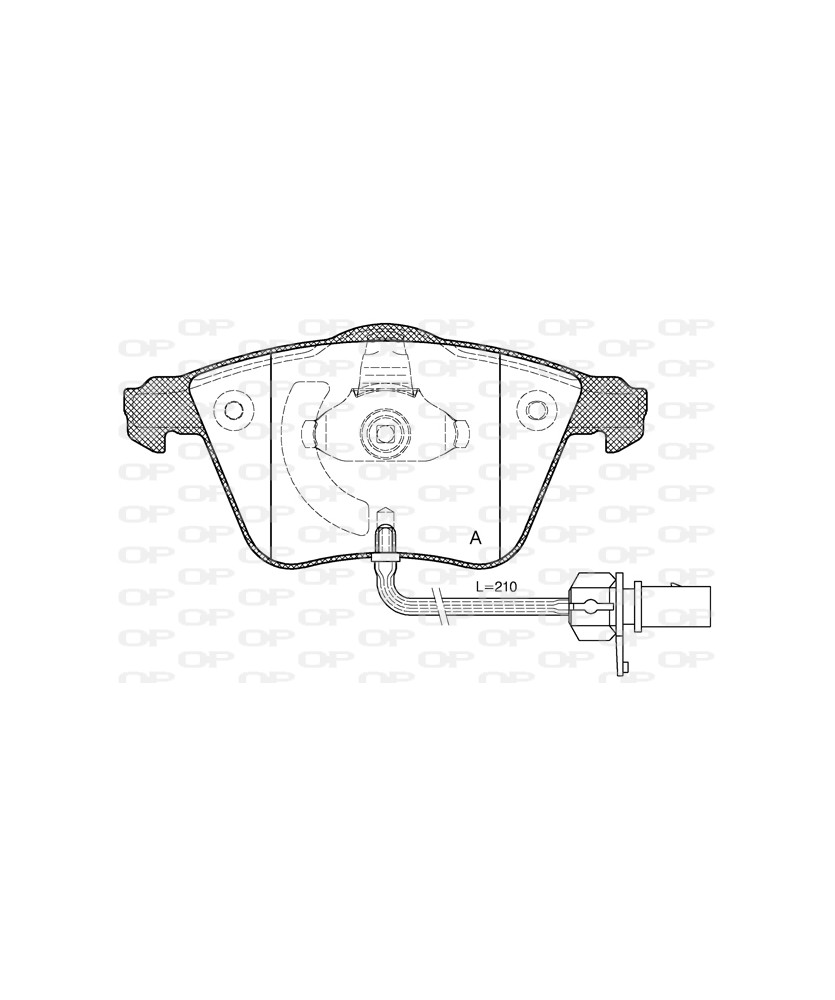 PASTIGLIE ANTERIORE  A6 3.0 TDI 2006