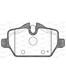 PASTIGLIA FRENO  SERIE 1 E87 - SERIE 3 E90