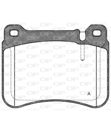 PASTIGLIA FRENO ANTERIORE CLASSE C      CLK/SLK