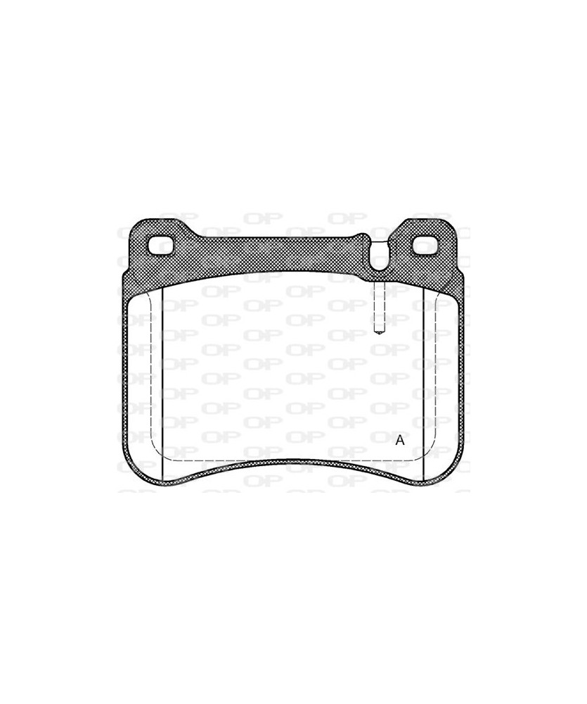 PASTIGLIA FRENO ANTERIORE CLASSE C      CLK/SLK