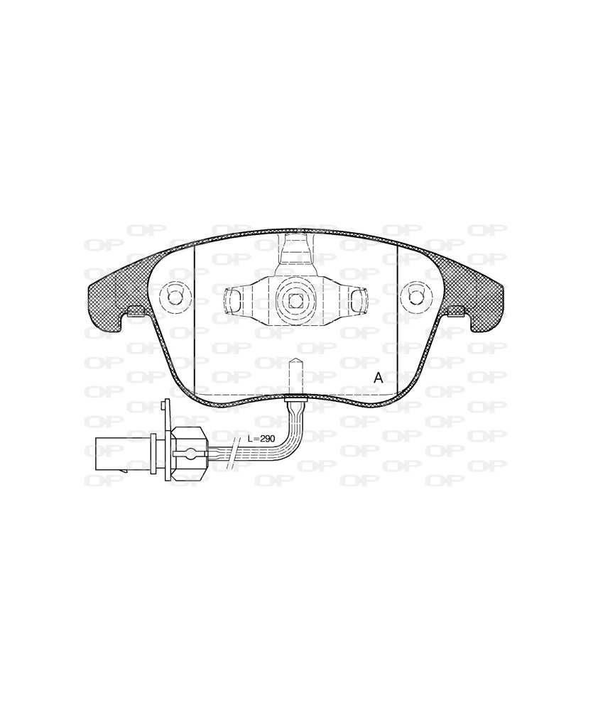 PASTIGLIE -A4 DAL 2007 E A5 2.0TDI    A4 III / A5 (8T) 08  ANTERIORE