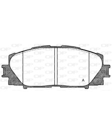 PASTIGLIE FRENO ASSALE ANTERIORE        PRIUS 1.8 HSD