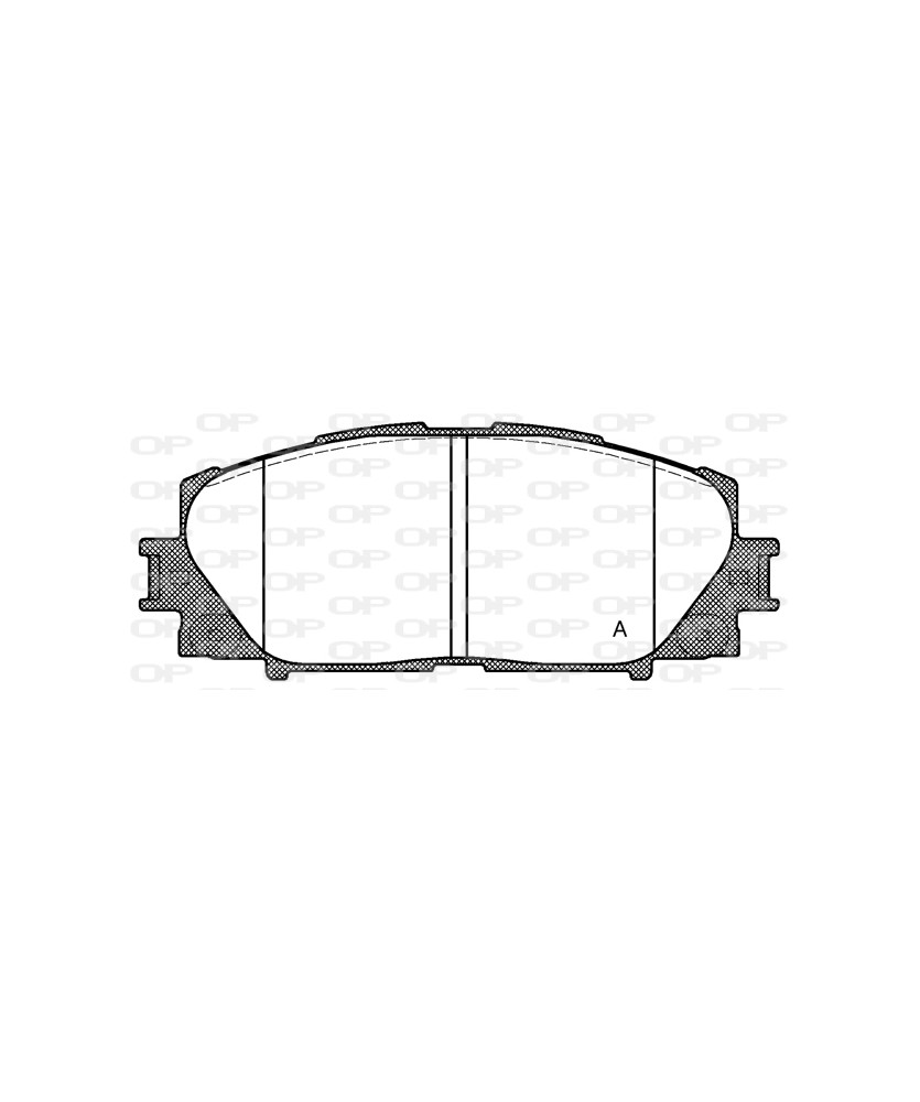 PASTIGLIE FRENO ASSALE ANTERIORE        PRIUS 1.8 HSD