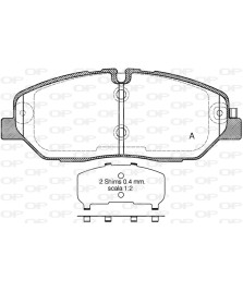 PASTIGLIE FRENO ANTERIORE H350