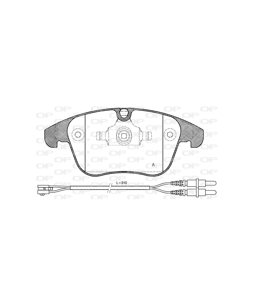 PASTIGLIE FRENO  C5 08