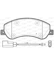 PASTIGLIA ANTERIORE  TRANSIT 07/06   2.2TDCI  2.3 16V