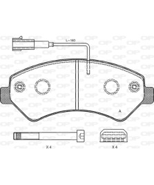 PASTIGLIA FRENO ANTER.PSA JUMPER/BOXER    DUCATO 2006- 2011