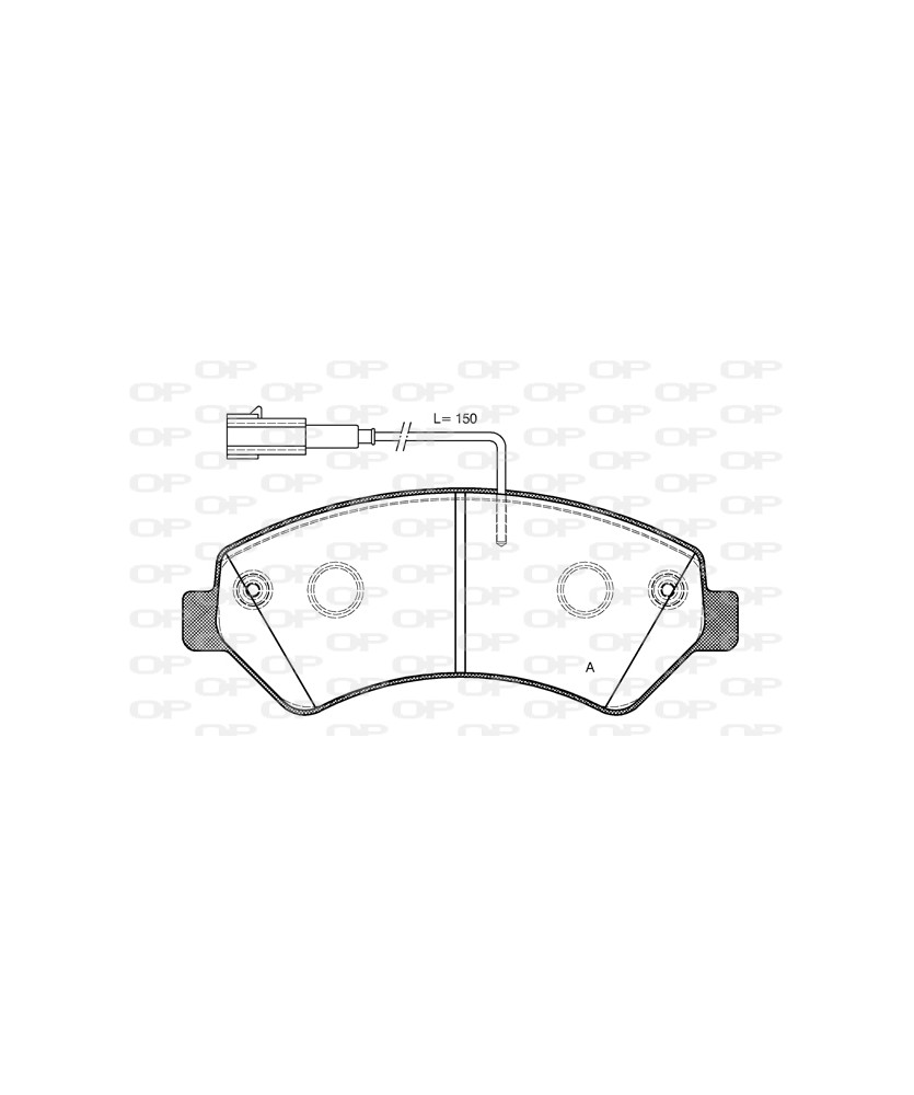 PASTIGLIA FRENO ANTER.PSA JUMPER/BOXER    DUCATO 2006- 2011