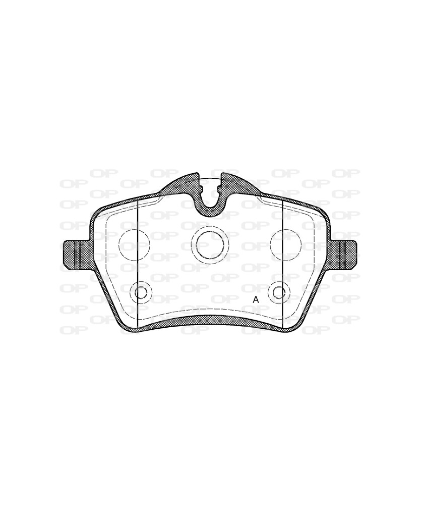 PASTIGLIE FRENO ANT.  R50/R53/R55/   R56/R59/CLUB/COUNTRY/PE