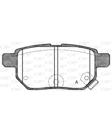 SERIE PASTIGLIE FRENO POST.(E90R)       AURIS 1.33 DUAL-VVTI YARIS-IQ-COROLLA