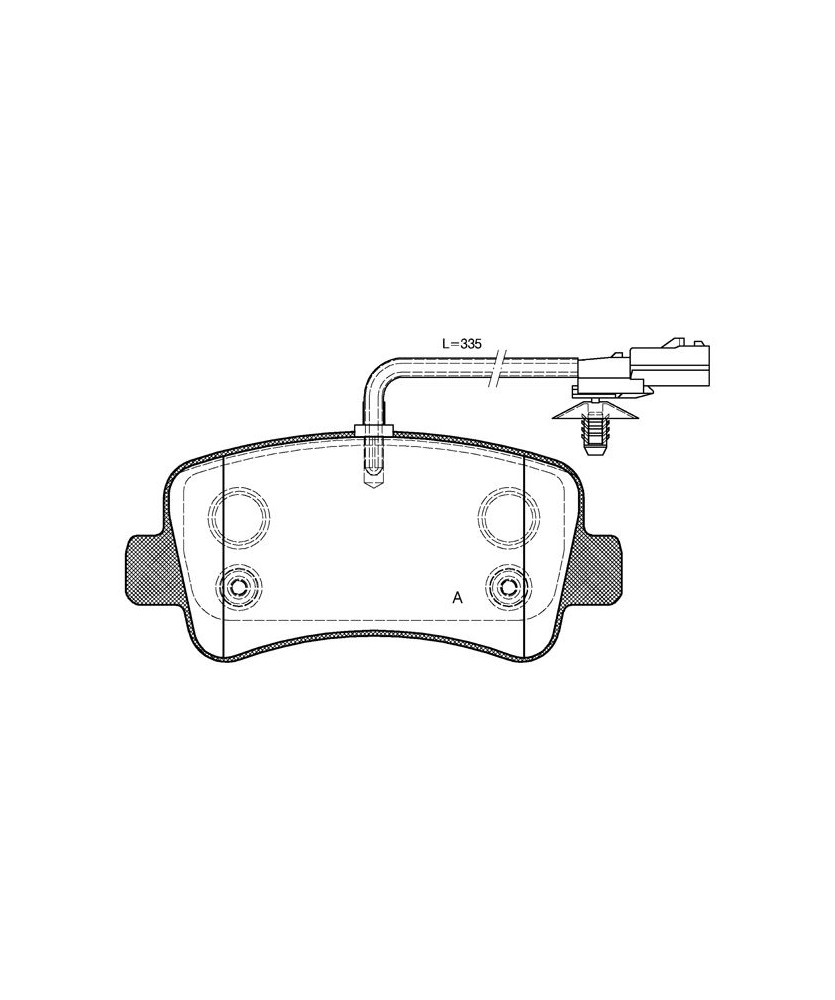 PASTIGLIE POSTERIORE RN MASTER IV / OPE  RN MASTER IV /  MOVANO 02/10-