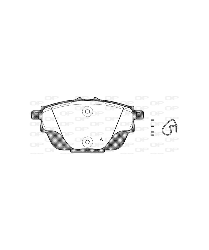 PASTIGLIE FRENO ANTERIORI                 C4 2013-  REAR (WVA 25827/25828