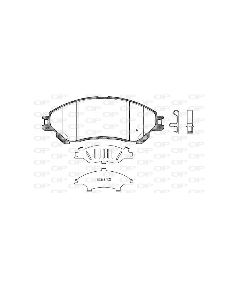 PASTIGLIA FRENO ANTERIORE  SX4     CROSS  VITARA