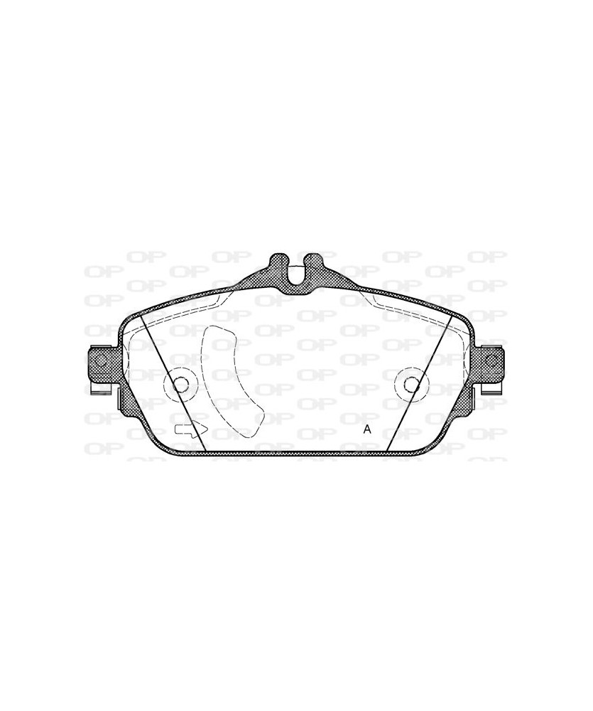 PASTIGLIE FRENO : C CLASS C160 2 : C CLASS C160  C180  C200  C22