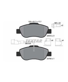 PASTIGLIE FRENO ANTERIORI 500 07- /     PANDA 03 - KA 1.3TDCI