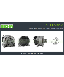 ALTERNATORE 150AH  C8/C5 2.0 HDI- DUCATO