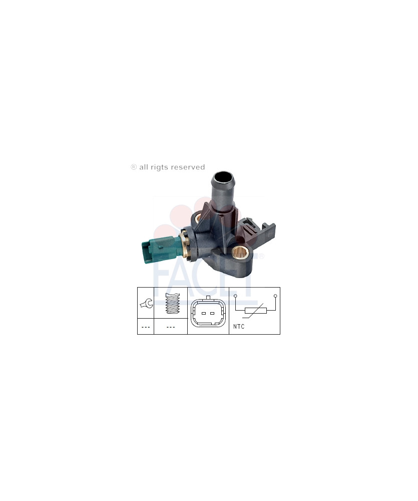 SENSORE TEMPERATURA REFRIGERANTE        ROMEO- STILO/DOBLO- CORSA-SUZUK